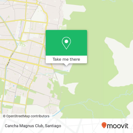 Cancha Magnus Club map