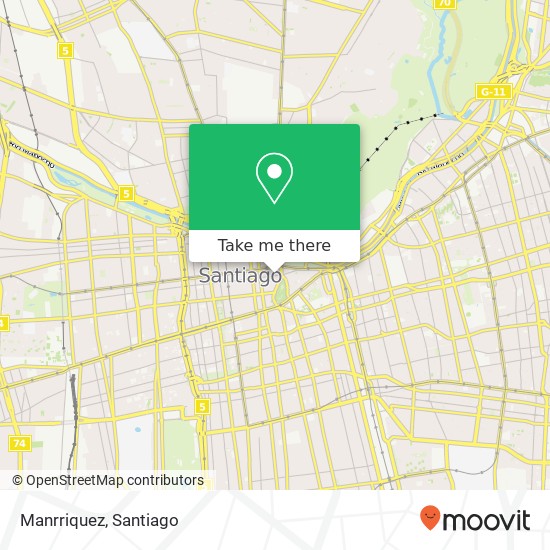 Mapa de Manrriquez