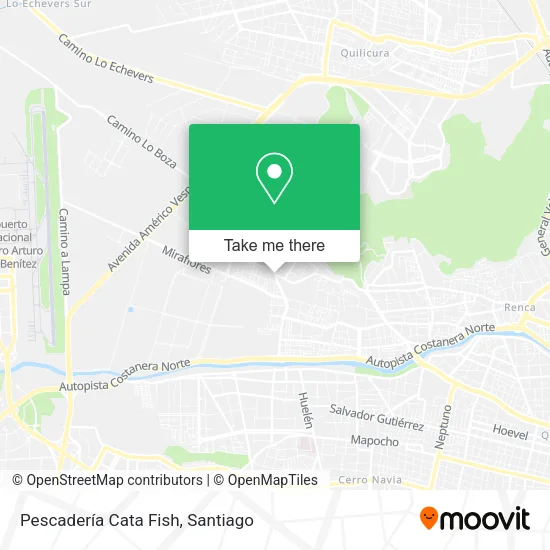 Pescadería Cata Fish map