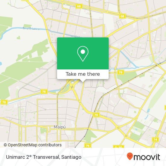 Unimarc 2º Transversal map