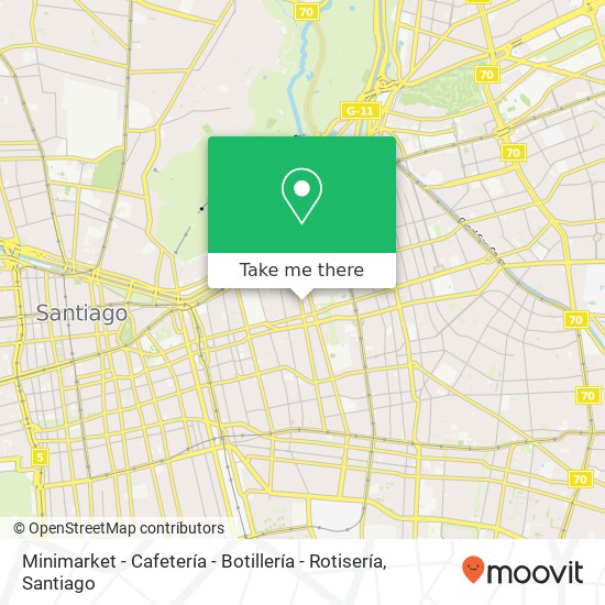 Minimarket - Cafetería - Botillería - Rotisería map