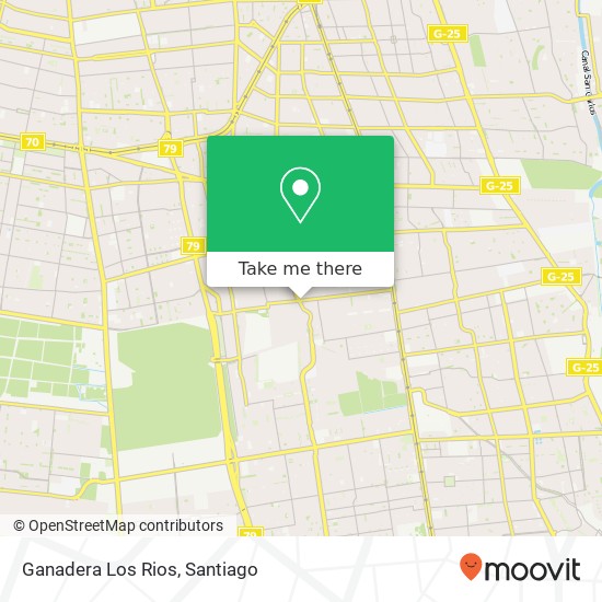 Ganadera Los Rios map