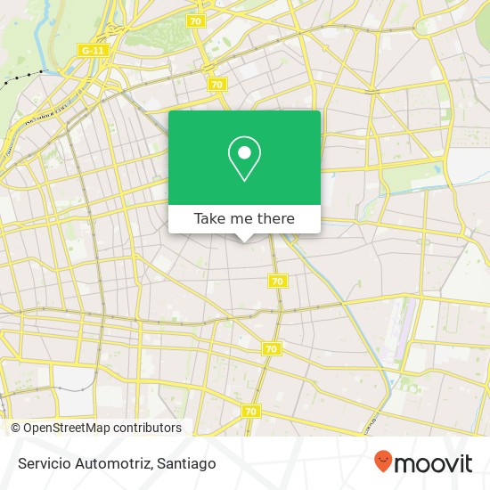 Servicio Automotriz map