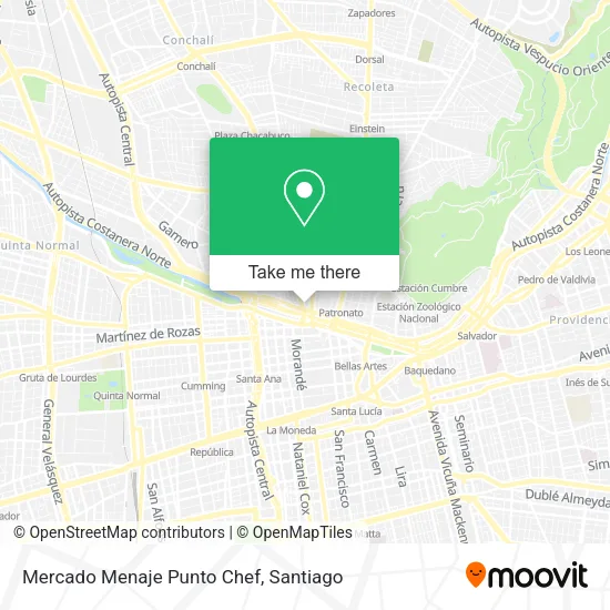 Mercado Menaje Punto Chef map