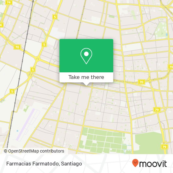 Farmacias Farmatodo map