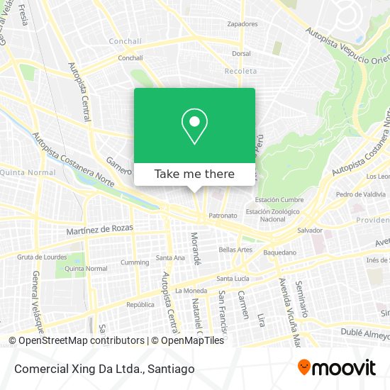 Comercial Xing Da Ltda. map