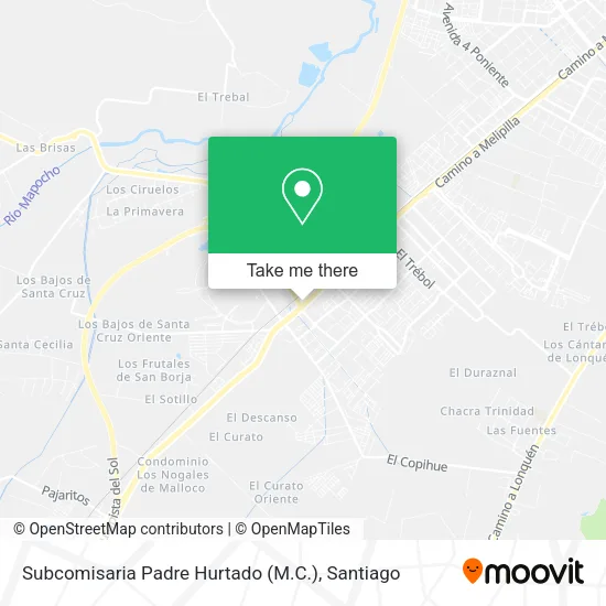 Subcomisaria Padre Hurtado (M.C.) map