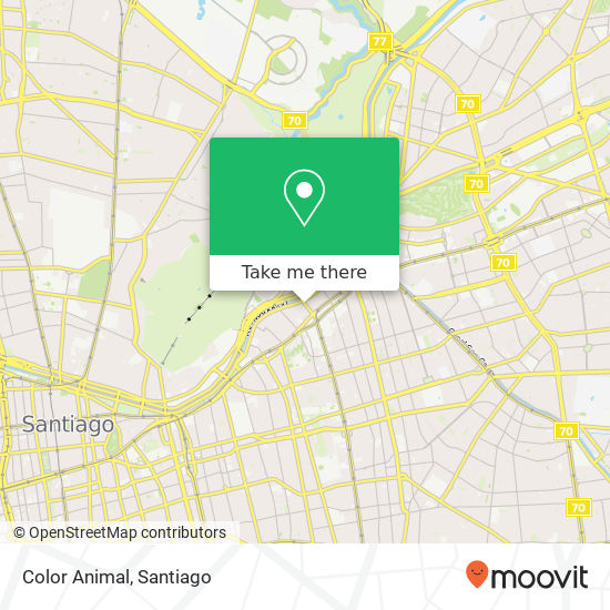 Color Animal map
