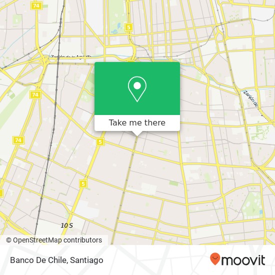 Banco De Chile map