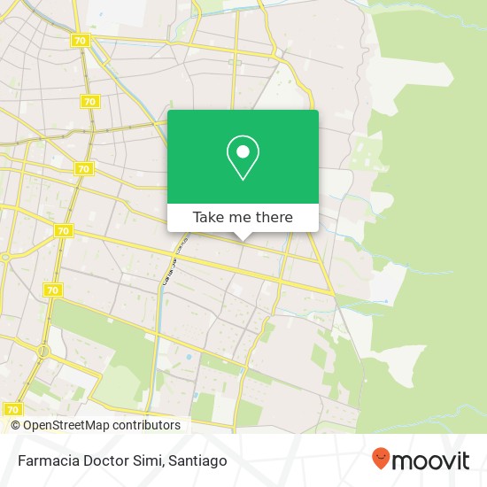 Mapa de Farmacia Doctor Simi