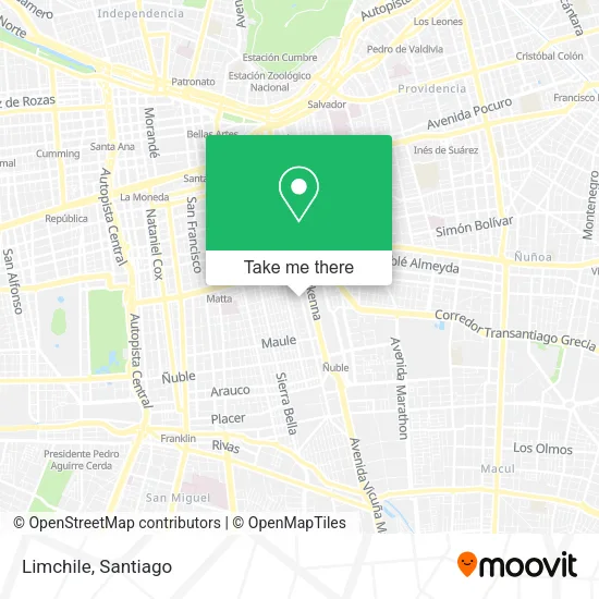 Limchile map