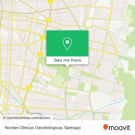 Mapa de Norden Clinicas Odontológicas
