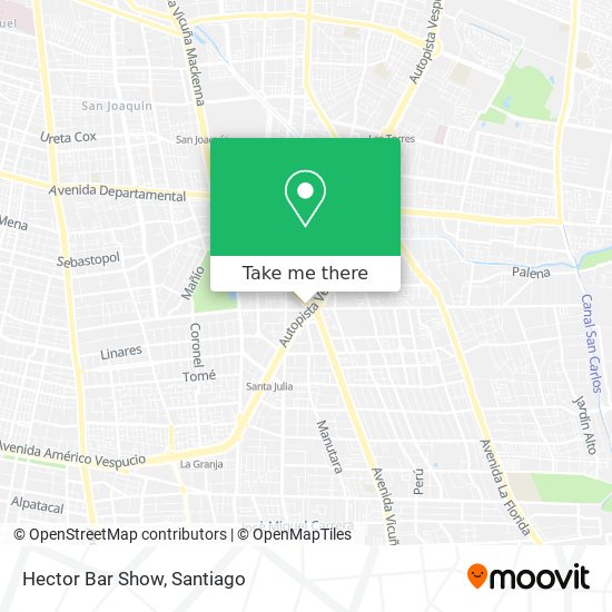 Hector Bar Show map