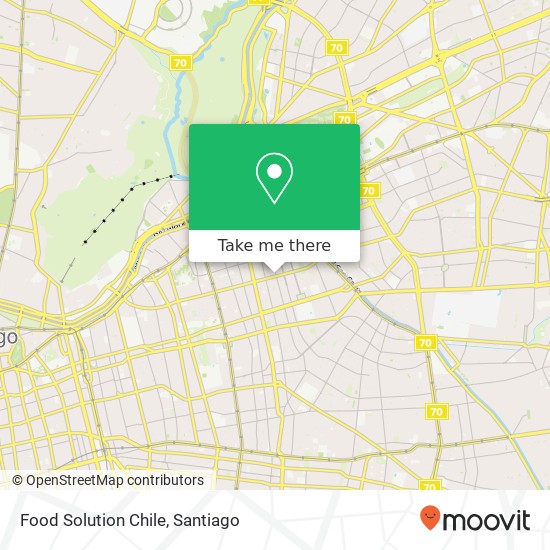 Mapa de Food Solution Chile