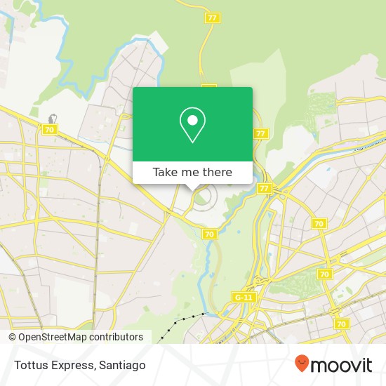 Tottus Express map