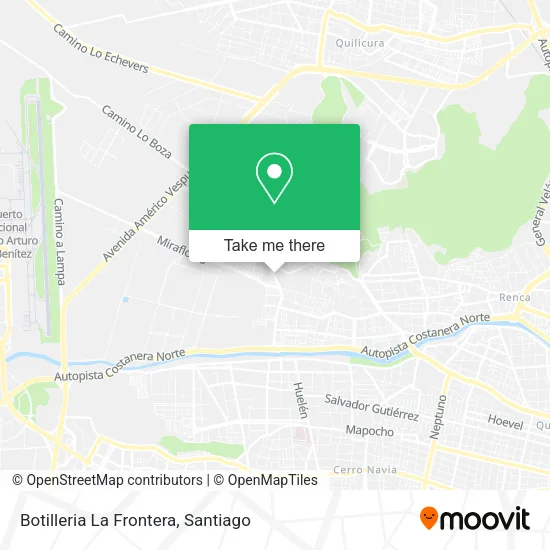 Botilleria La Frontera map