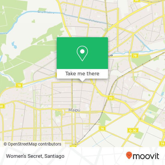Mapa de Women's Secret