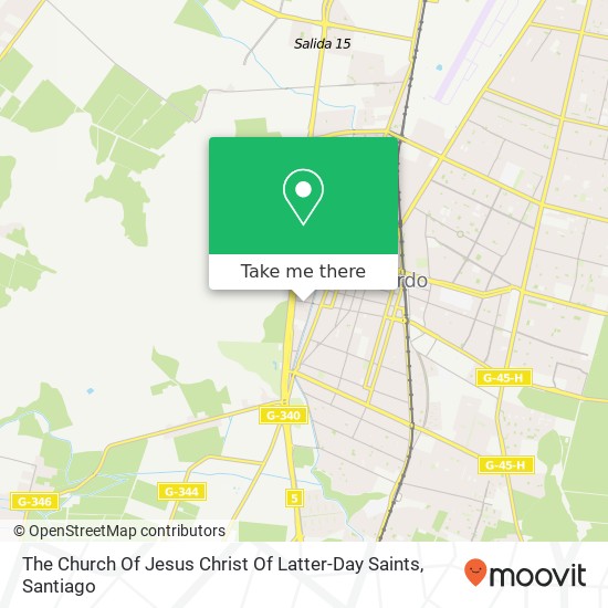 The Church Of Jesus Christ Of Latter-Day Saints map