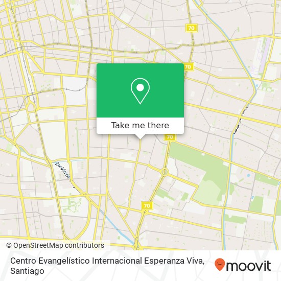 Centro Evangelístico Internacional Esperanza Viva map