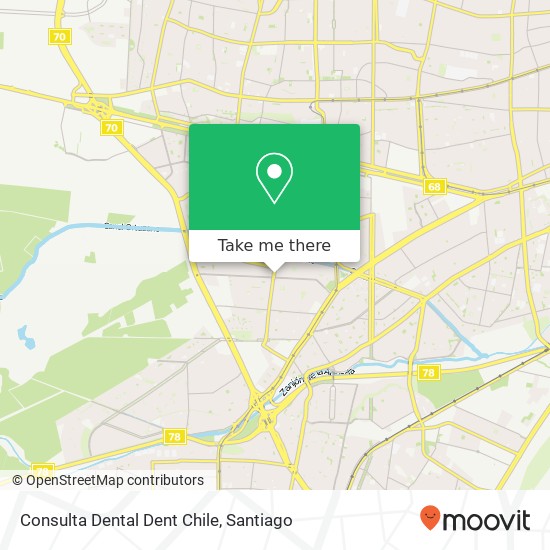 Mapa de Consulta Dental Dent Chile