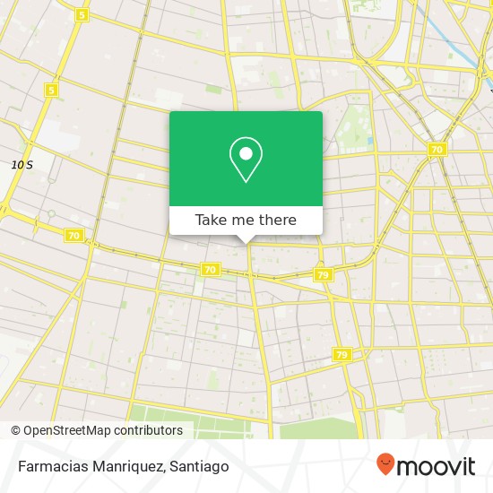 Farmacias Manriquez map