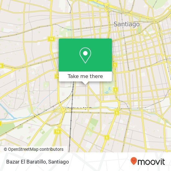 Mapa de Bazar El Baratillo