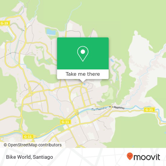 Bike World map