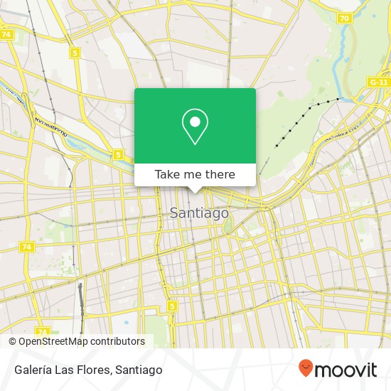 Galería Las Flores map