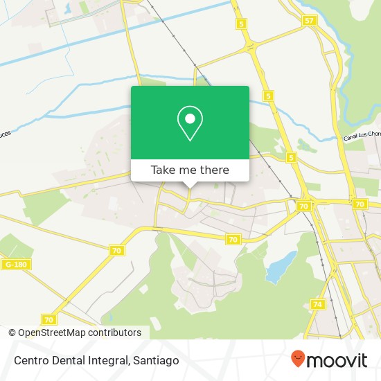 Mapa de Centro Dental Integral