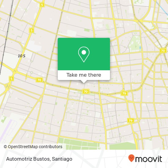 Automotriz Bustos map