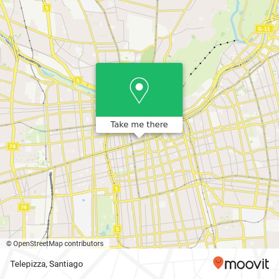 Telepizza map