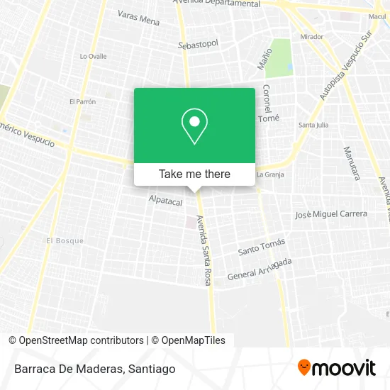 Barraca De Maderas map