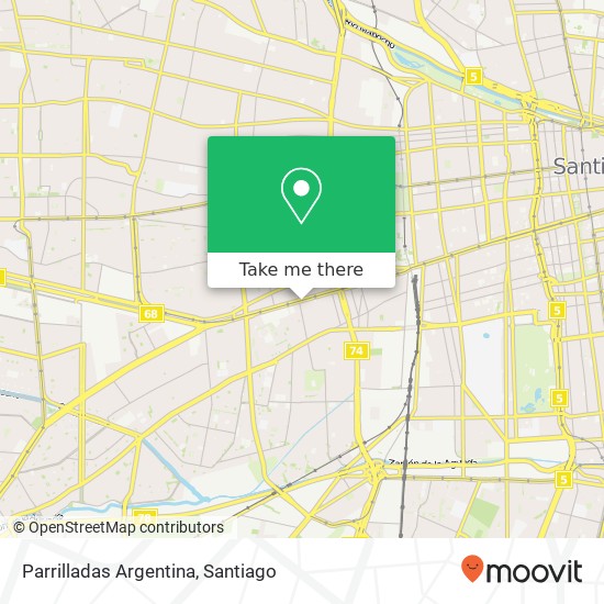 Parrilladas Argentina map