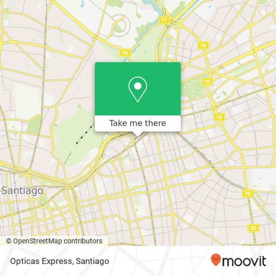 Opticas Express map