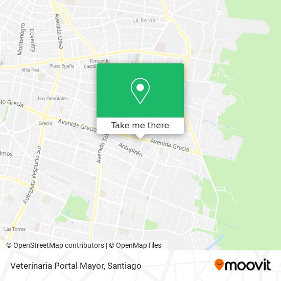 Veterinaria Portal Mayor map