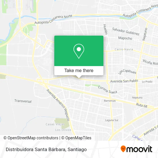 Distribuidora Santa Bárbara map