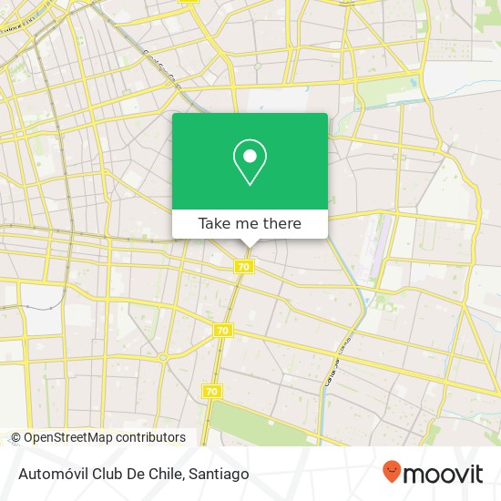 Automóvil Club De Chile map