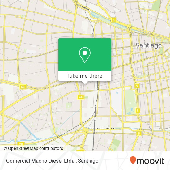 Comercial Macho Diesel Ltda. map