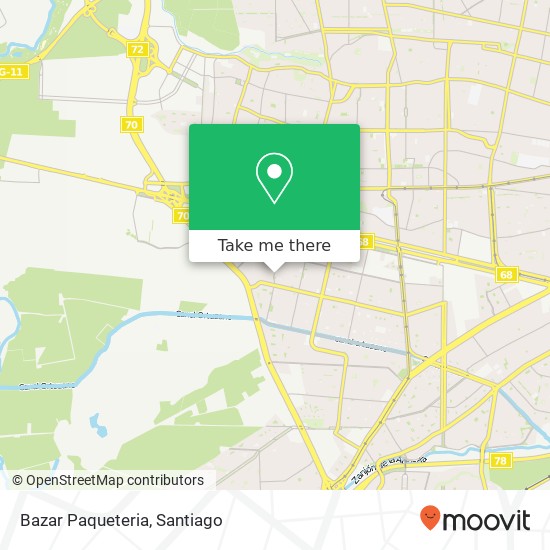 Bazar Paqueteria map
