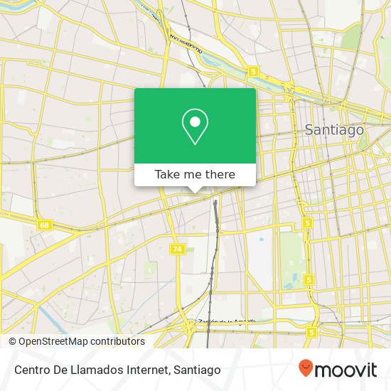 Centro De Llamados Internet map