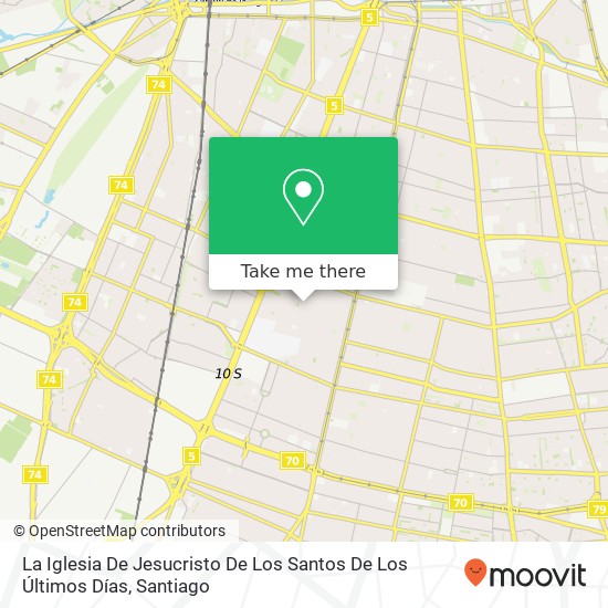 Mapa de La Iglesia De Jesucristo De Los Santos De Los Últimos Días