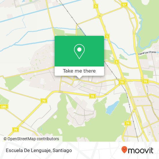 Escuela De Lenguaje map