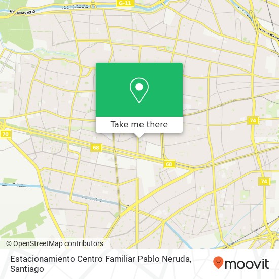 Mapa de Estacionamiento Centro Familiar Pablo Neruda