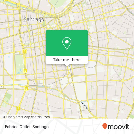 Fabrics Outlet map