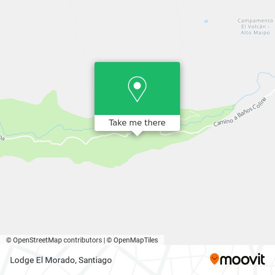 Lodge El Morado map