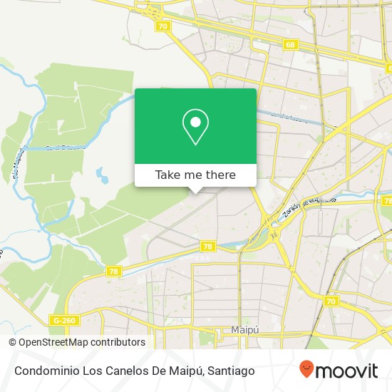 Condominio Los Canelos De Maipú map