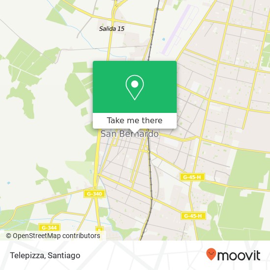 Telepizza map