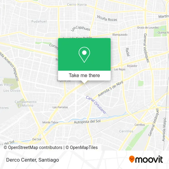 Derco Center map