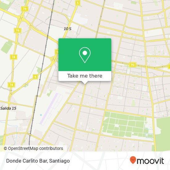 Donde Carlito Bar map