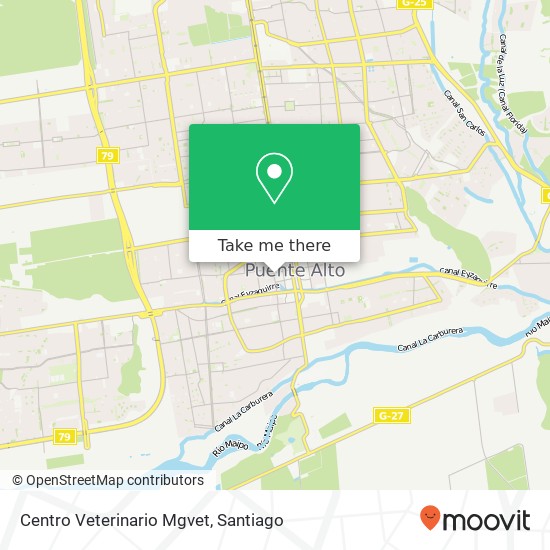 Mapa de Centro Veterinario Mgvet